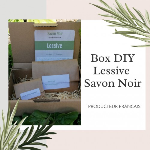 Box Milie - Kit DIY Lessive Savon Noir